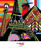 Paris Pop-Lobo-Mounted Art Print