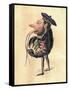 Lobster 1873 'Missing Links' Parade Costume Design-Charles Briton-Framed Stretched Canvas