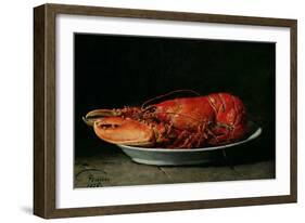 Lobster, 1878-Guillaume Romain Fouace-Framed Giclee Print