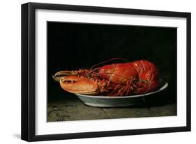 Lobster, 1878-Guillaume Romain Fouace-Framed Giclee Print