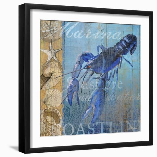 Lobster and Sea-null-Framed Giclee Print