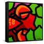 Lobster and Seven Limes-John Nolan-Framed Stretched Canvas