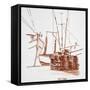 Lobster and shrimp boats and traps in Key West, Florida, USA-Richard Lawrence-Framed Stretched Canvas