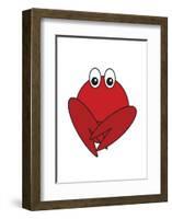 Lobster - Animaru Cartoon Animal Print-Animaru-Framed Giclee Print