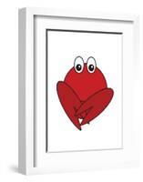 Lobster - Animaru Cartoon Animal Print-Animaru-Framed Giclee Print