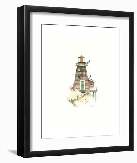 Lobster Bay Light-Lisa Danielle-Framed Art Print