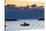 Lobster Boat at Dawn in Rye Harbor, New Hampshire-Jerry & Marcy Monkman-Stretched Canvas