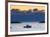 Lobster Boat at Dawn in Rye Harbor, New Hampshire-Jerry & Marcy Monkman-Framed Photographic Print