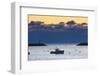 Lobster Boat at Dawn in Rye Harbor, New Hampshire-Jerry & Marcy Monkman-Framed Photographic Print