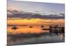 Lobster boats in a harbor in South Thomaston, Maine.-Jerry & Marcy Monkman-Mounted Premium Photographic Print