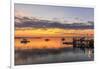 Lobster boats in a harbor in South Thomaston, Maine.-Jerry & Marcy Monkman-Framed Photographic Print