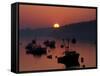 Lobster Boats in Harbor at Sunrise, Stonington, Maine, USA-Joanne Wells-Framed Stretched Canvas
