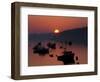 Lobster Boats in Harbor at Sunrise, Stonington, Maine, USA-Joanne Wells-Framed Photographic Print