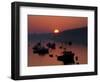 Lobster Boats in Harbor at Sunrise, Stonington, Maine, USA-Joanne Wells-Framed Photographic Print