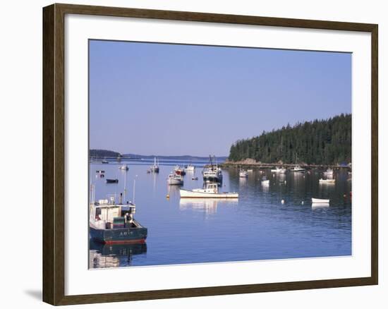 Lobster Boats in Stonington Harbor, Maine, USA-Jerry & Marcy Monkman-Framed Photographic Print