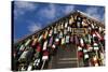 Lobster Buoys, Gloucester, Massachusetts, USA-Walter Bibikow-Stretched Canvas