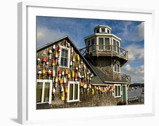 Lobster Buoys in Barnard, Maine, USA-Jerry Ginsberg-Framed Photographic Print