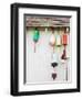 Lobster Buoys on Hut-Tom Grill-Framed Photographic Print