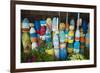 Lobster Buoys, Rockport, Massachusetts, USA-Walter Bibikow-Framed Photographic Print