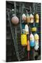 Lobster Buoys, Rockport, Massachusetts, USA-Walter Bibikow-Mounted Photographic Print