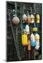 Lobster Buoys, Rockport, Massachusetts, USA-Walter Bibikow-Mounted Photographic Print