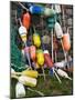 Lobster Buoys, Thatcher Island, Rockport, Cape Ann, Massachusetts, USA-Walter Bibikow-Mounted Photographic Print