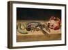 Lobster, Crab and Cucumber, 1827 (W/C on Paper)-William Henry Hunt-Framed Giclee Print