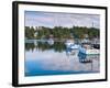 Lobster Fishing Boats, Boothbay Harbor, Maine, New England, United States of America, North America-Alan Copson-Framed Photographic Print