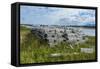 Lobster Fishing Traps in Port Au Choix, Newfoundland, Canada, North America-Michael Runkel-Framed Stretched Canvas