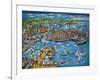 Lobster House-Bill Bell-Framed Giclee Print