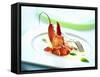 Lobster on Pineapple Carpaccio-null-Framed Stretched Canvas