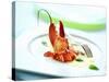 Lobster on Pineapple Carpaccio-null-Stretched Canvas