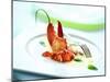 Lobster on Pineapple Carpaccio-null-Mounted Photographic Print
