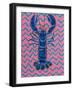 Lobster on Zigzag-Alice Straker-Framed Photographic Print