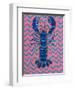 Lobster on Zigzag-Alice Straker-Framed Photographic Print