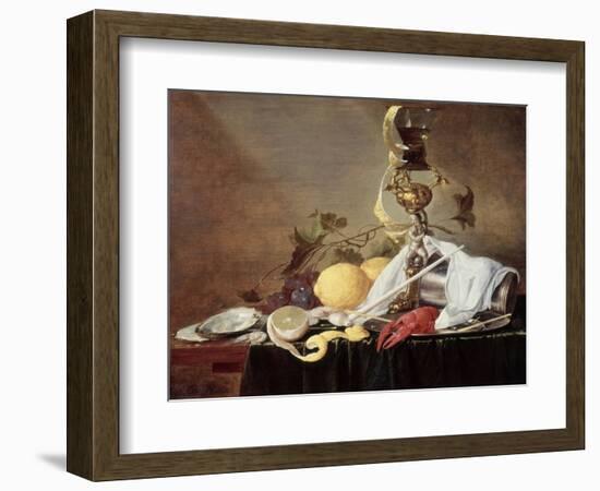 Lobster, Oyster and Lemon-Jan Davidsz de Heem-Framed Giclee Print