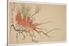 Lobster, Plum and Pine Branch, C.1818-Shibata Git?-Stretched Canvas