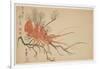 Lobster, Plum and Pine Branch, C.1818-Shibata Git?-Framed Giclee Print