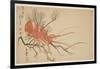 Lobster, Plum and Pine Branch, C.1818-Shibata Git?-Framed Giclee Print