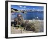 Lobster Pots at Roundstone Harbour, Connemara, County Galway, Connacht, Republic of Ireland, Europe-David Wogan-Framed Photographic Print