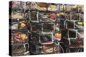 Lobster Pots, Close-Up-Jamie & Judy Wild-Stretched Canvas