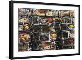 Lobster Pots, Close-Up-Jamie & Judy Wild-Framed Photographic Print