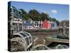 Lobster Pots in Tobermory, Mull, Inner Hebrides, Scotland, United Kingdom, Europe-David Lomax-Stretched Canvas