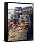 Lobster Pots, Normandy, France-Michael Busselle-Framed Stretched Canvas