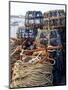 Lobster Pots, Normandy, France-Michael Busselle-Mounted Photographic Print