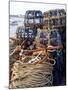 Lobster Pots, Normandy, France-Michael Busselle-Mounted Photographic Print