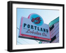 Lobster Restaurant, Portland, Maine, New England, United States of America, North America-Alan Copson-Framed Photographic Print
