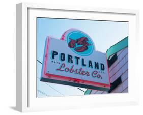 Lobster Restaurant, Portland, Maine, New England, United States of America, North America-Alan Copson-Framed Photographic Print