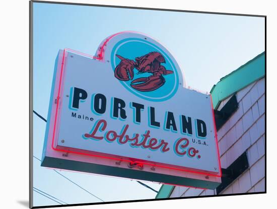 Lobster Restaurant, Portland, Maine, New England, United States of America, North America-Alan Copson-Mounted Photographic Print