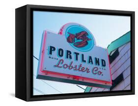 Lobster Restaurant, Portland, Maine, New England, United States of America, North America-Alan Copson-Framed Stretched Canvas